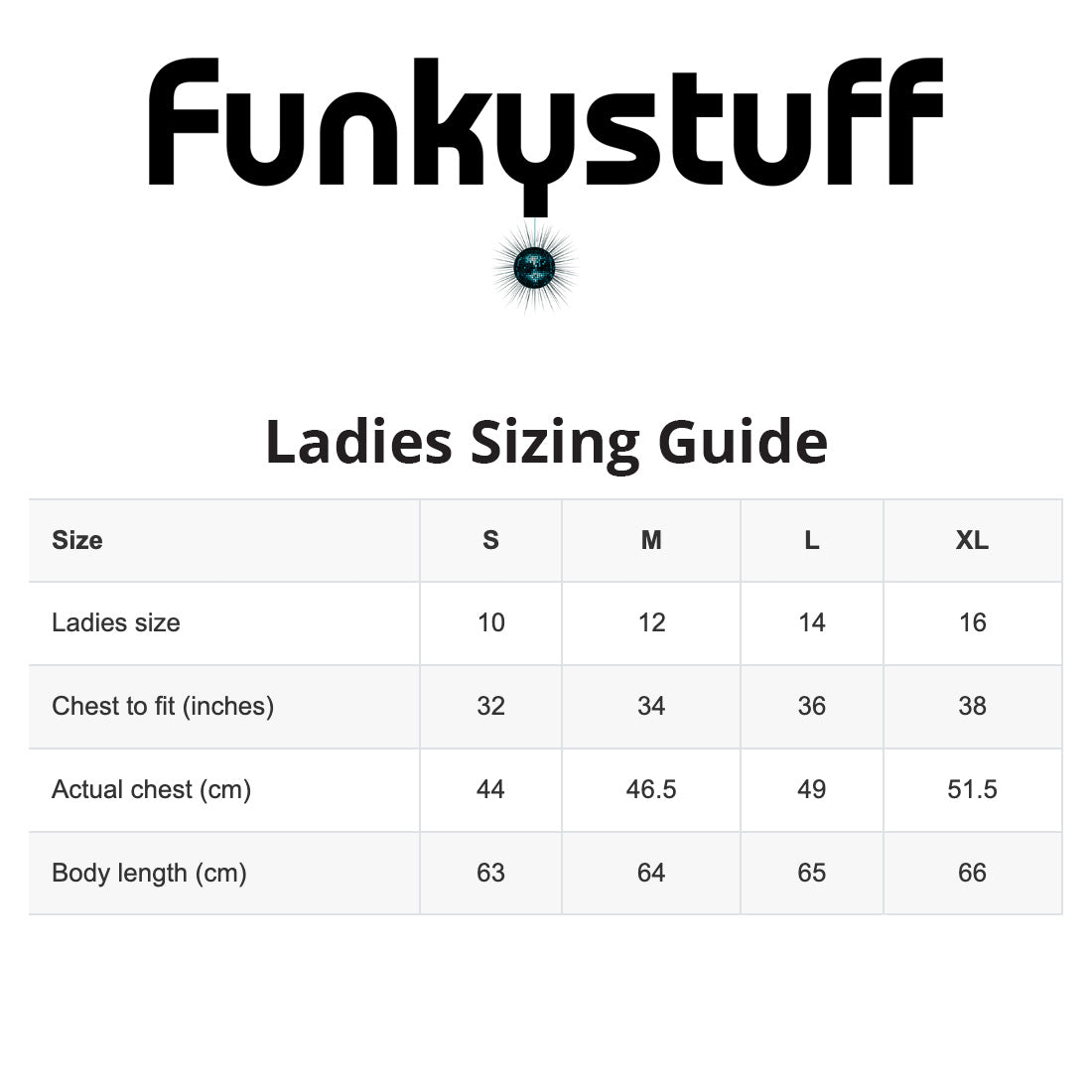 Funkystuff Ladies Mirrorball T-Shirt