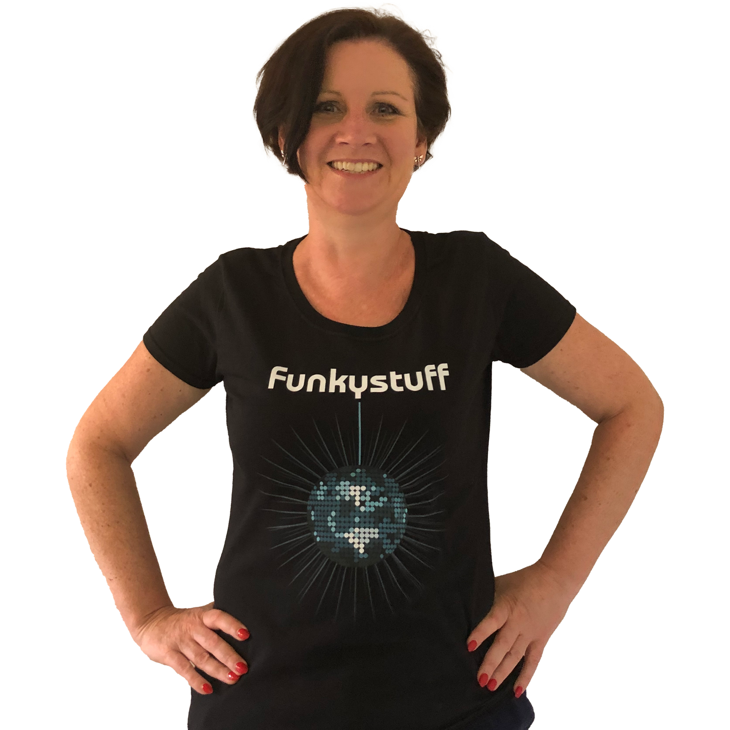 Funkystuff Ladies Mirrorball T-Shirt